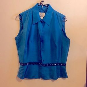 100% Chinese silk blouse